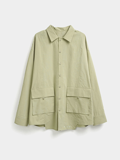 Рубашка TISHINA (размер S, цвет Зеленый)