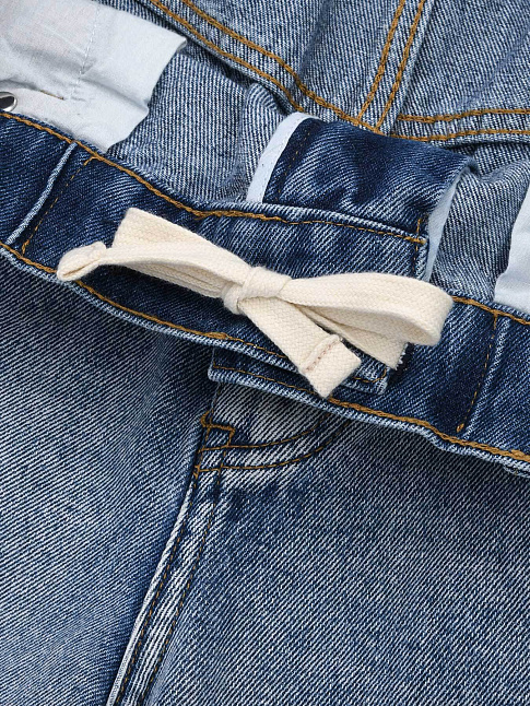 Джинсы SIDE PANEL BALLOON (размер L, цвет Голубой)