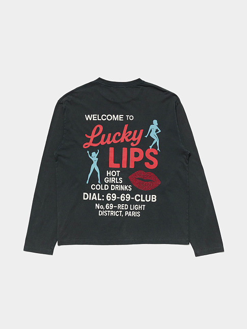 Лонгслив GETTING LUCKY (размер XS, цвет Темно-серый)