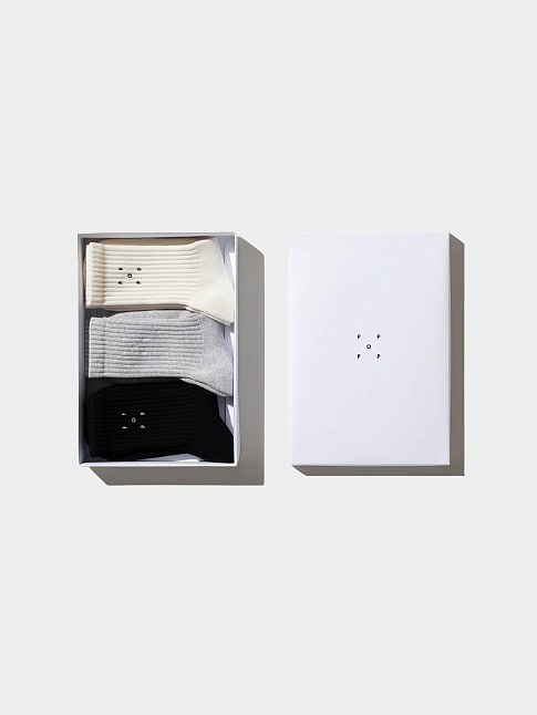 Комплект носков SOCKS 3-PACK (размер L-XL, цвет Разноцветный)