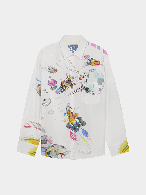 Рубашка SLINGSHOT BUTTON UP (размер M, цвет Белый)