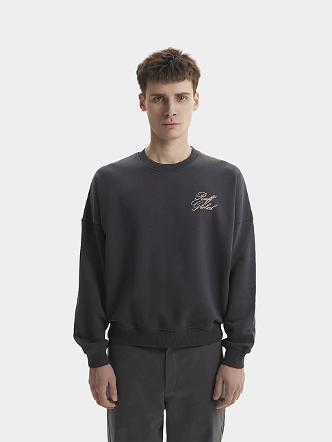 Свитшот OVERSIZED  (размер S, цвет Темно-серый)