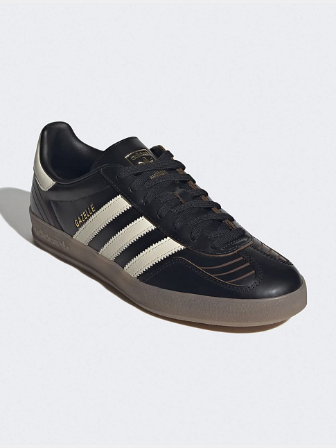 Кроссовки GAZELLE INDOOR (размер 40 2/3, цвет Черный-Бежевый)