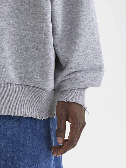 Свитшот LIGHT DESTROY (размер L, цвет Светло-серый)