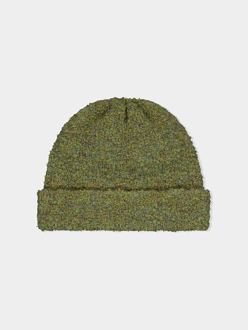 Шапка Y.E.S. BOUCLE (размер one size, цвет Зеленый)