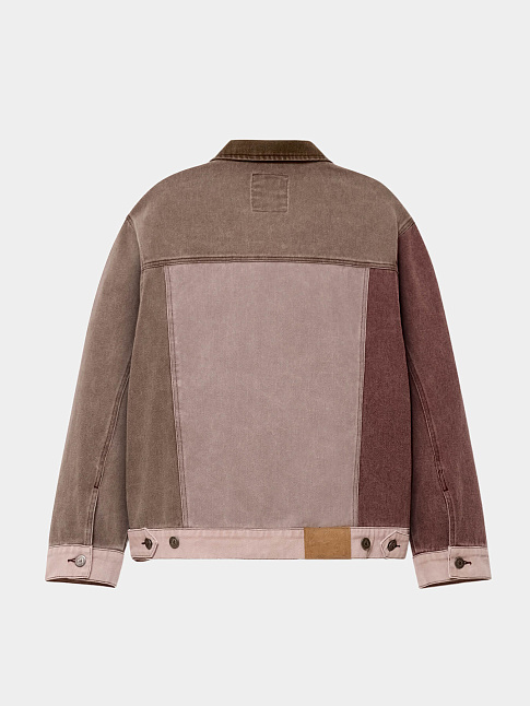 Куртка PATCHWORK FACE COLORBLOCKED (размер XL, цвет Коричневый)