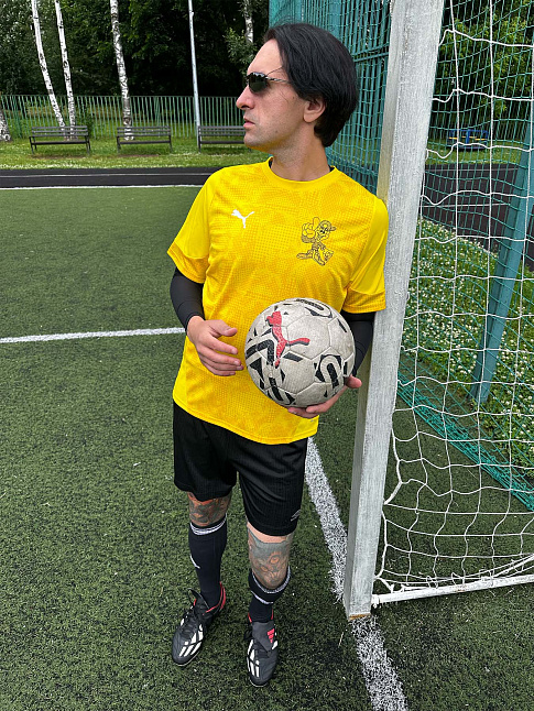 Джерси Puma teamCUP jersey x Captek x NUW (размер L, цвет Желтый)