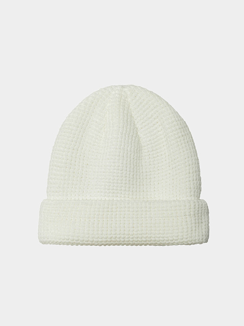 Шапка TWO LAYER WATCH BEANIE LOGO (размер one size, цвет Белый)