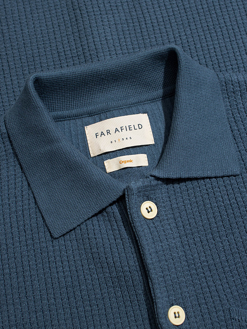 Рубашка HEITOR KNIT (размер M, цвет Синий)