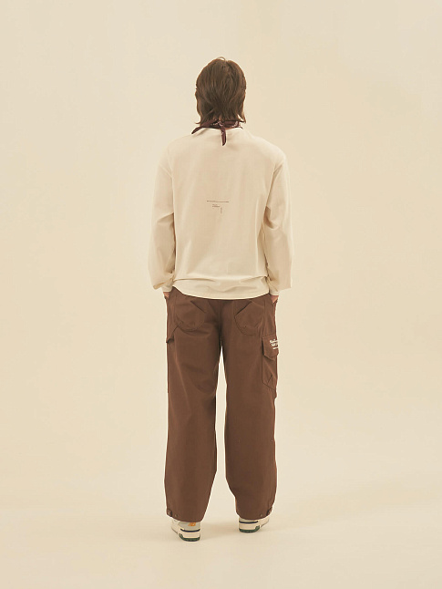 Лонгслив ESSENTIAL PEACHSKIN (размер L, цвет Белый)