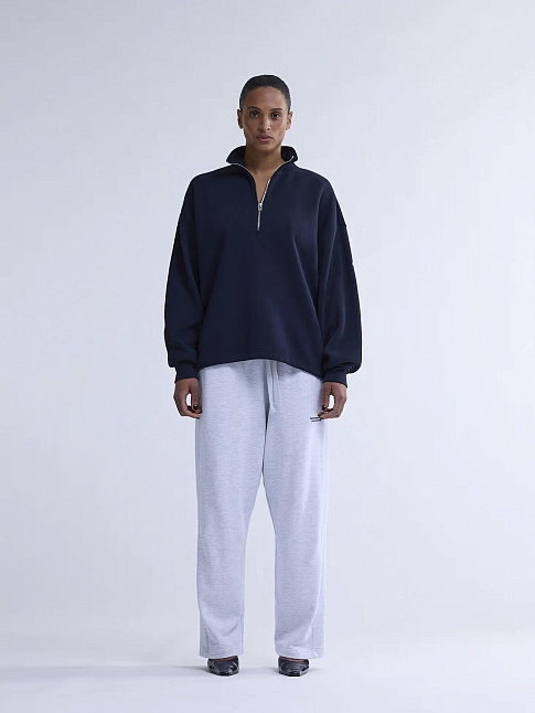 Свитшот PLATE HALF-ZIP (размер XL, цвет Темно-синий)