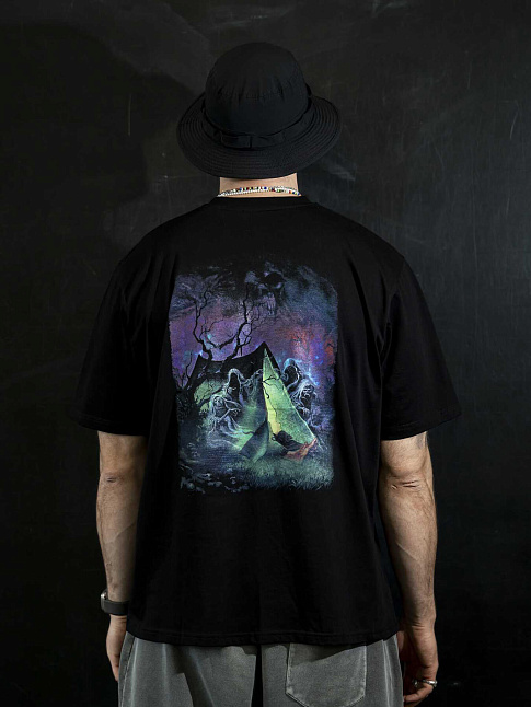 Футболка MONSTER TENT (размер S, цвет Черный)