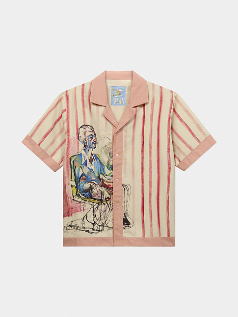 Рубашка TECHNICOLOR DREAMS BUTTON UP (размер M, цвет Розовый)