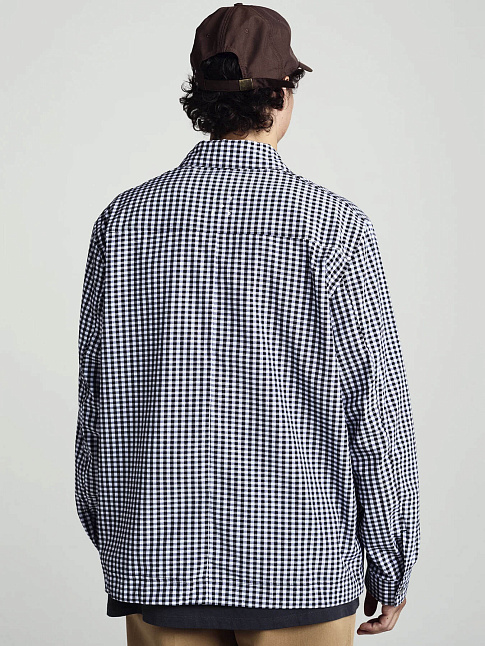 Куртка GINGHAM BOXER (размер M, цвет Черный-Белый)
