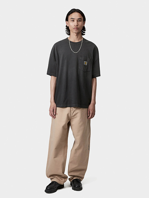 Футболка S/S HUDSON POCKET (размер XXL, цвет Черный)
