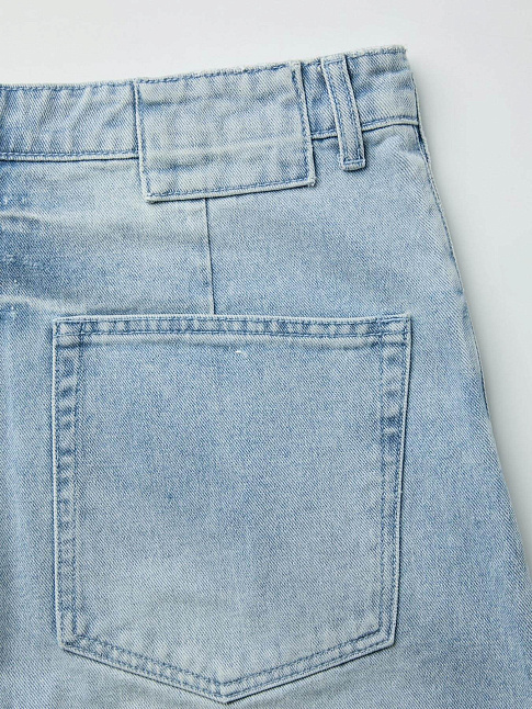 Шорты PAINTED WASHED BERMUDA (размер M, цвет Голубой)