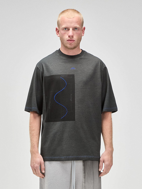 Футболка WAVEFORM (размер L, цвет Черный)