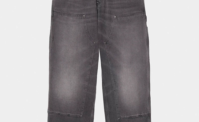 Джинсы Carhartt WIP OG Double Knee Pant в черном цвете