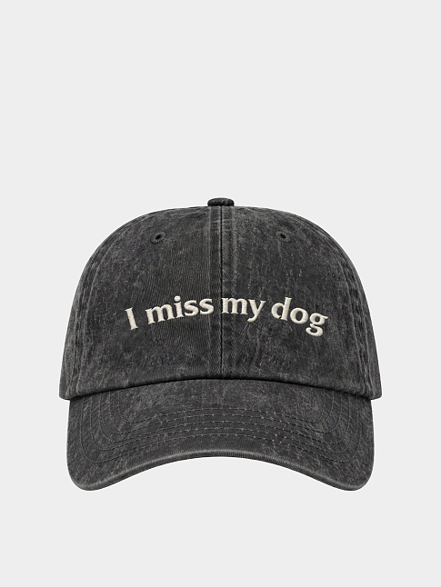 Кепка I MISS MY DOG CLASSIC (размер one size, цвет Серый)
