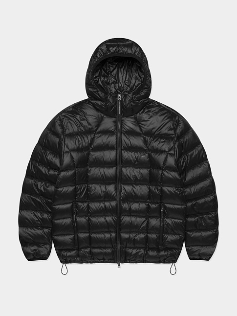 Пуховик OVAL GLOBE LIGHT WEIGHT HOODED DOWN (размер L, цвет Черный)