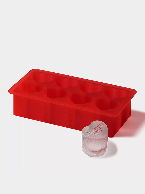Форма для льда HEART ICE CUBE TRAY (размер one size, цвет Красный)