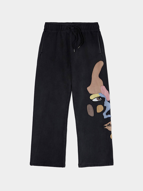 Брюки SIDE EYE FACE SWEATS (размер L, цвет Черный)