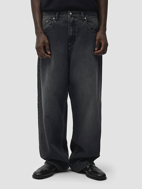 Джинсы FADE WASH BAGGY (размер L, цвет Черный)