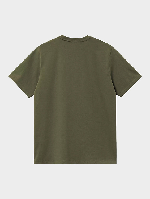 Футболка S/S POCKET (размер L, цвет Темно-зеленый)