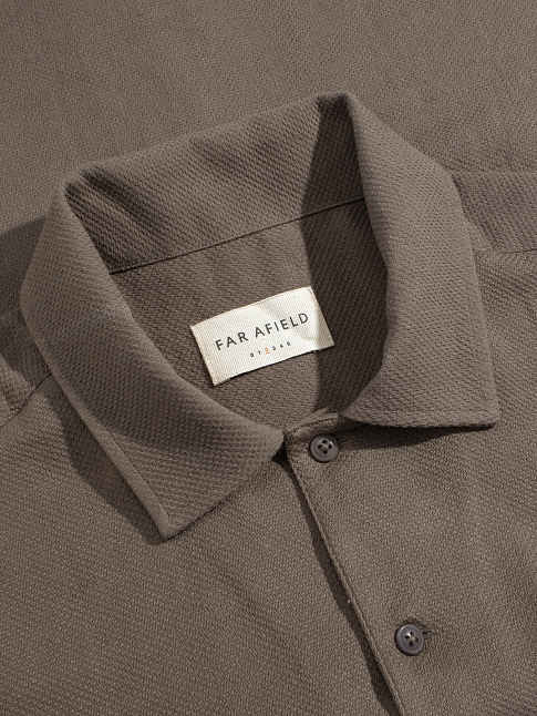 Рубашка BUSEY TEXTURED (размер M, цвет Коричневый)