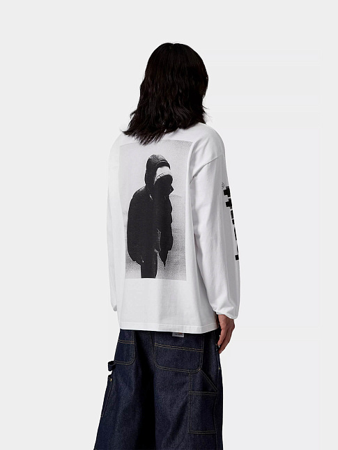 Лонгслив ARCHIVE SCRIPT (размер L, цвет Белый)