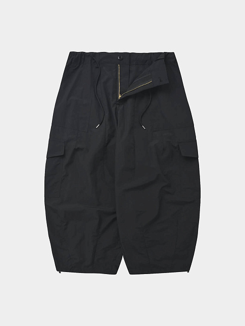 Брюки NYLON CARGO BALLOON (размер XL, цвет Черный)