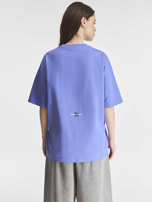 Футболка FLEURS DE L’AUBE (размер XS, цвет Фиолетовый)