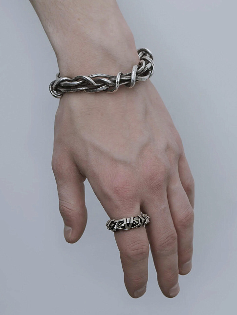 Кольцо WALD (размер 19, цвет Серебряный)