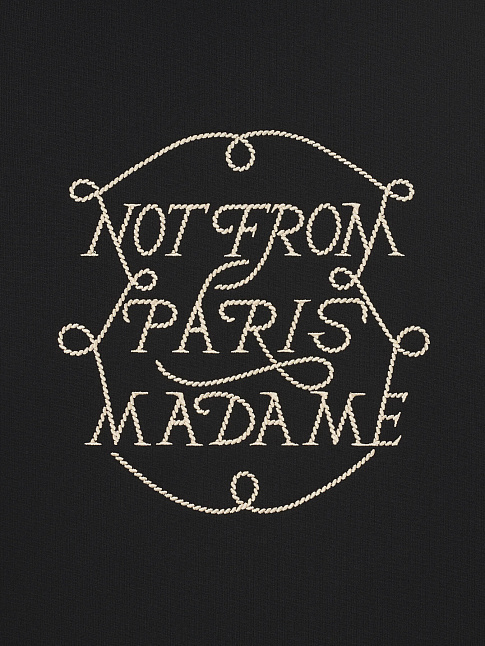 Худи SLOGAN TRESSES (размер XXL, цвет Черный)