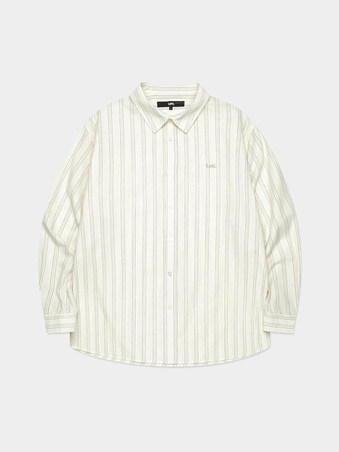 Рубашка NEW CLASSIC LOGO SHEER (размер M, цвет Бежевый)