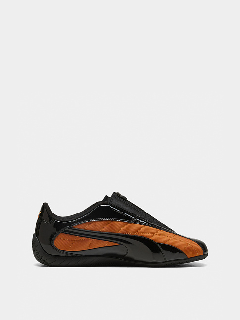Кроссовки SPEEDCAT PLUS ZIP (размер 44 1/2, цвет Черный-Оранжевый)