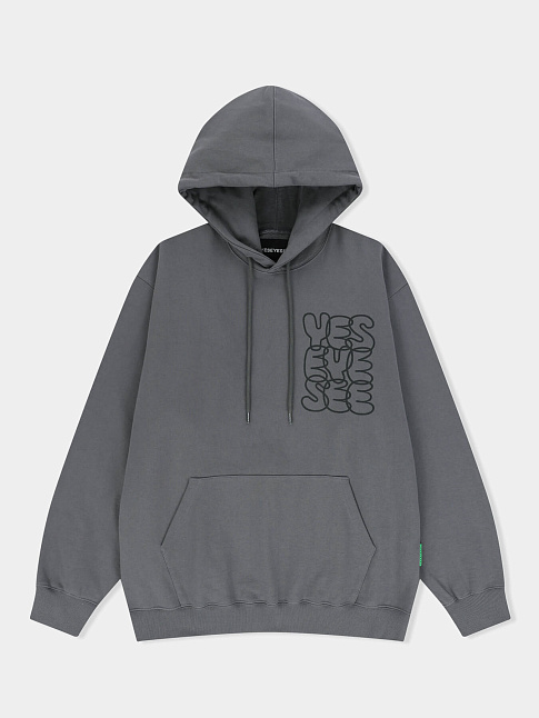 Худи C-LOGO (размер L, цвет Темно-серый)