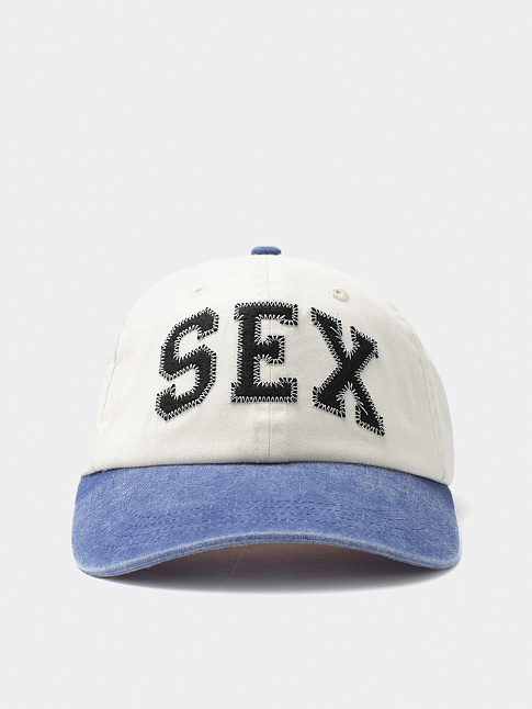Кепка SEX WINS (размер one size, цвет Белый-Синий)
