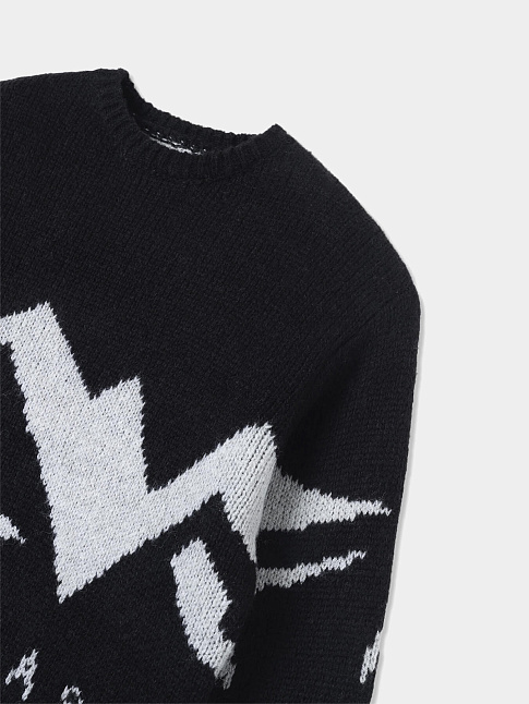 Свитер MANASTASH LOGO (размер XL, цвет Черный)