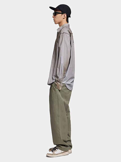 Рубашка ERZIN OVERSIZED (размер L, цвет Темно-зеленый)