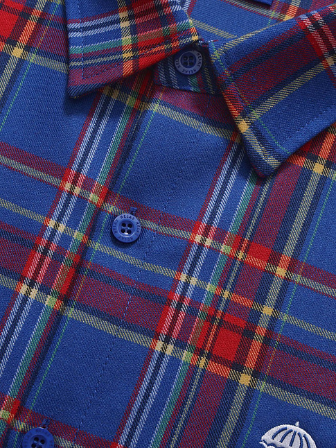Рубашка LAURENT CHECKED (размер S, цвет Синий)