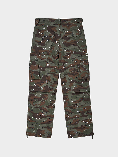 Брюки MILITARY CAMO CARGO (размер S, цвет Зеленый)