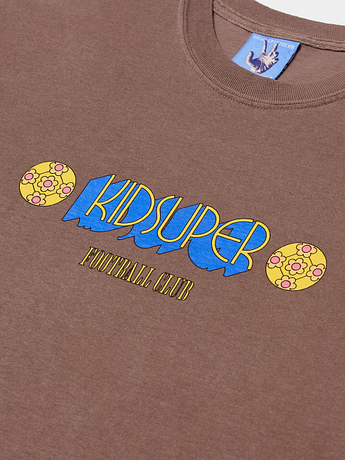 Футболка FOOTBALL CLUB (размер XL, цвет Коричневый)