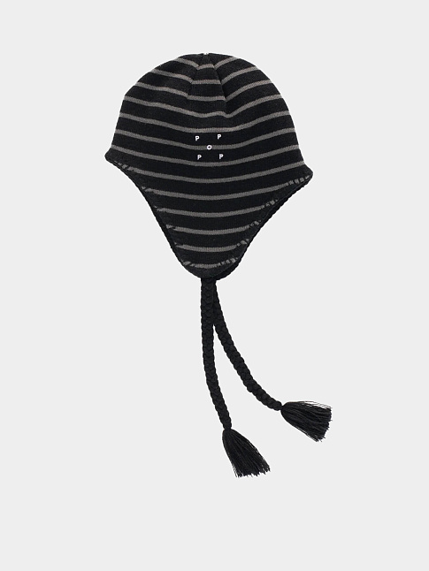 Шапка REVERSIBLE EARFLAP (размер one size, цвет Черный-Серый)