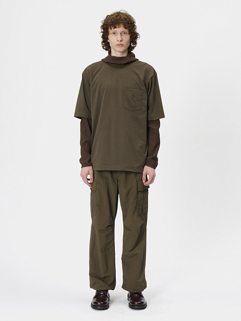 Брюки DOPE DYED TUSSAH CARGO (размер M, цвет Коричневый)