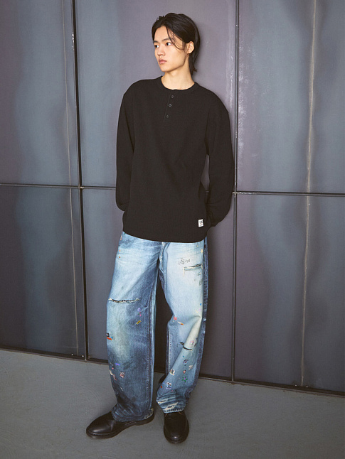 Джинсы TROMPE L' OEIL (размер M, цвет Разноцветный)