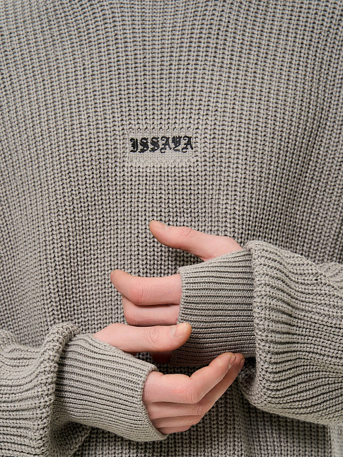 Свитер CHAINMAIL TURTLENECK (размер S, цвет Серый)