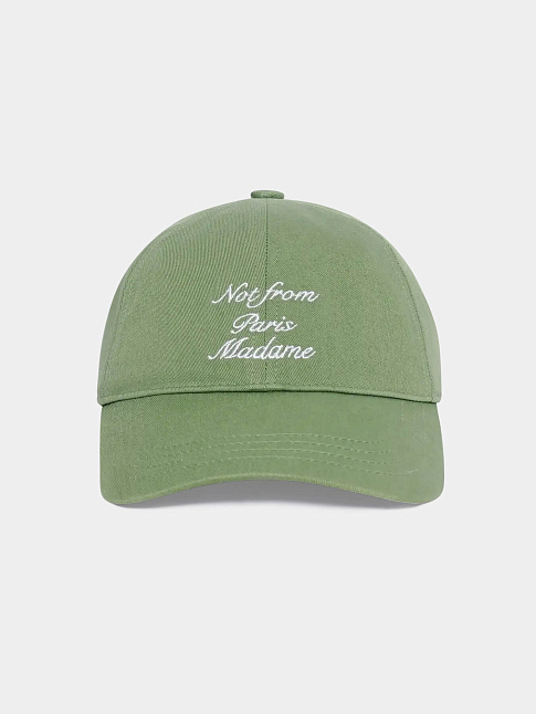 Кепка SLOGAN CALLIGRAPHY (размер one size, цвет Зеленый)