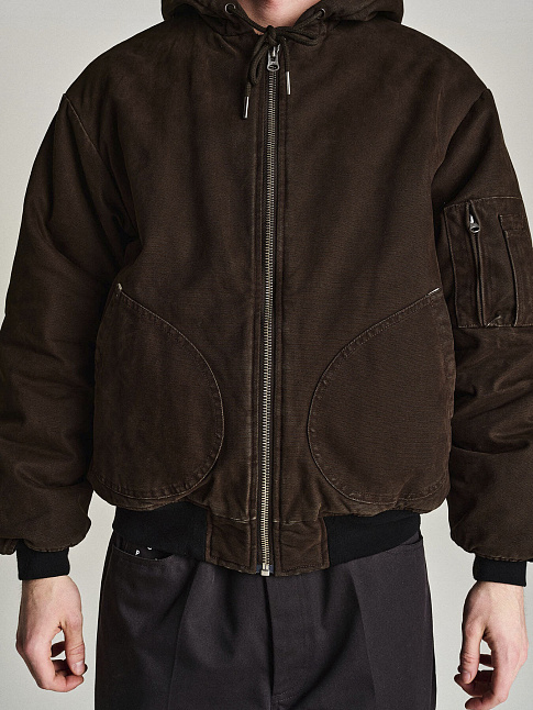 Куртка HOODED FLIGHT (размер L, цвет Серый)