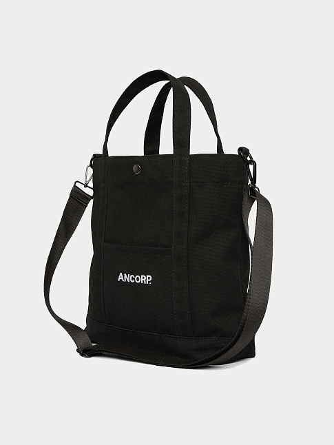 Тоут из канваса (размер one size, цвет Черный)